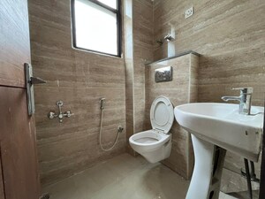 Bathroom in 2 BHK Apartment at Chattarpur – for Rent