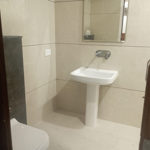 Bathroom in 3 BHK Apartment at Sector 42 – for Rent