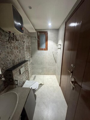 Bathroom in 3.5 BHK Builder Floor at Paschim Vihar – for Rent
