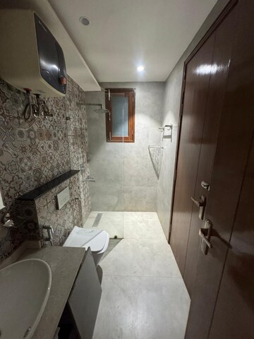 Bathroom in 3.5 BHK Builder Floor at Paschim Vihar – for Rent