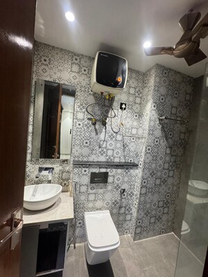 Bathroom in 3.5 BHK Builder Floor at Paschim Vihar – for Rent