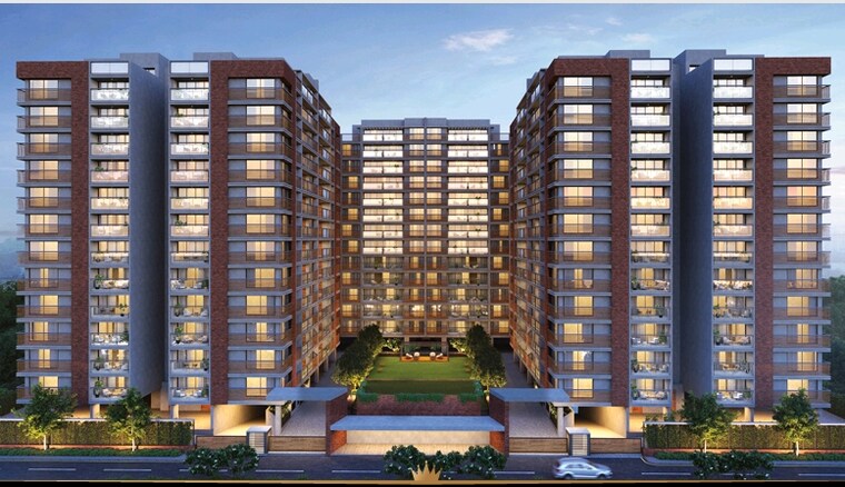 Exterior View, shivalik-the-crown 4 Bedroom 2450 Sq.Ft. Apartment In Bhat Ahmedabad 9703355