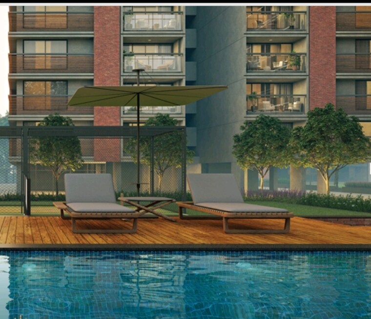 Swimming Pool, shivalik-the-crown 4 Bedroom 2502 Sq.Ft. Apartment In Bhat Ahmedabad 9703461
