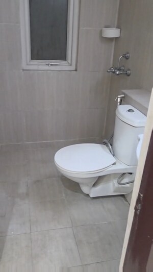 Bathroom in 3 BHK Apartment at Krishna Apra Royal Court, Sector 16 Greater Noida – for Rent