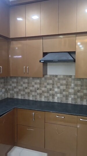 Kitchen in 3 BHK Apartment at Krishna Apra Royal Court, Sector 16 Greater Noida – for Rent