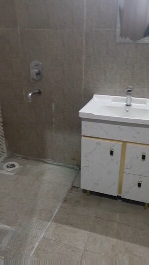 Bathroom in 3 BHK Apartment at Krishna Apra Royal Court, Sector 16 Greater Noida – for Rent