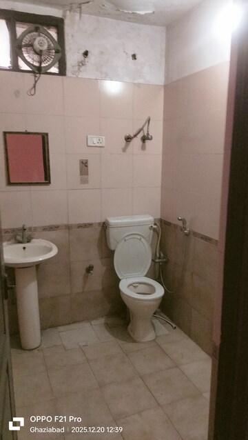 Bathroom in 2 BHK Apartment at KDP Pushti Homes, Vasundhara Sector 6 – for Rent