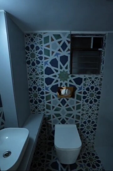 Bathroom in 2 BHK Apartment at Rassaz Greens, Mira Road – for Sale