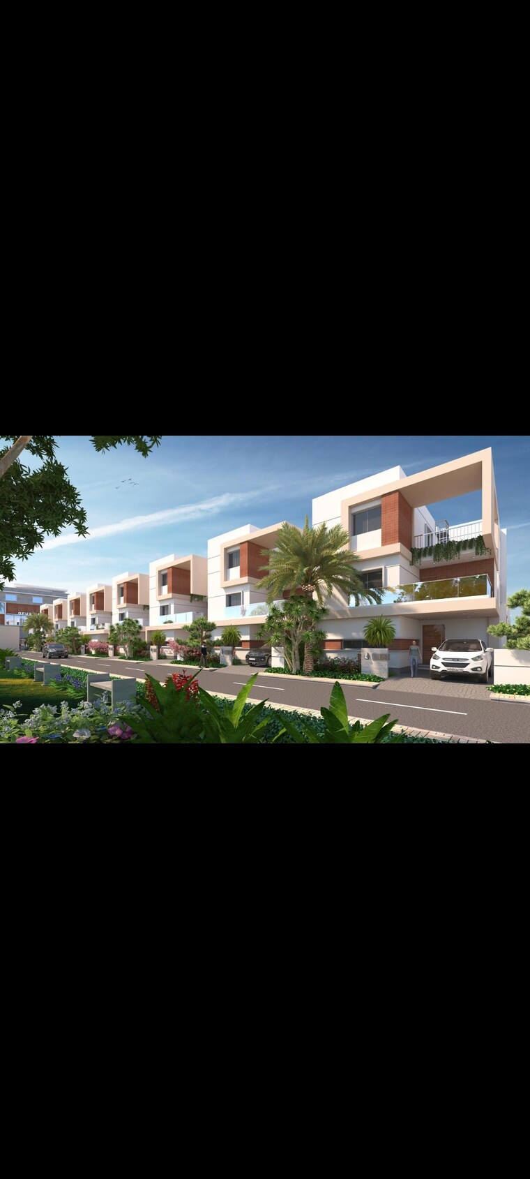Exterior View, kollur-gated-community 3.5 Bedroom 4000 Sq.Ft. Villa In Kollur Hyderabad 9703521