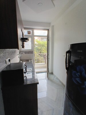 Master Bedroom in 1 BHK Builder Floor at DLF The Grove, Sector 54 – for Rent