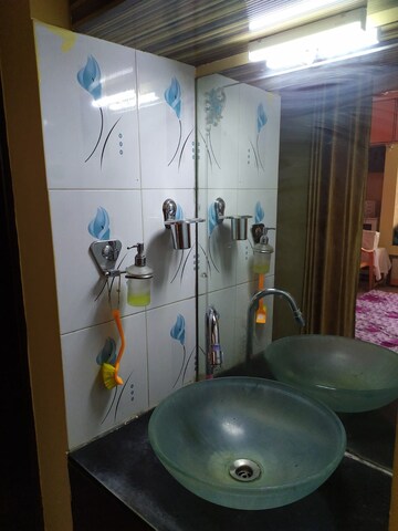 Bathroom in 1 BHK Apartment at Goel Ganga Hill Mist Garden, Kondhwa – for Rent