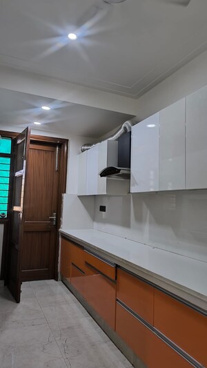 Kitchen in 3 BHK Builder Floor at Sushant Lok 3, Sector 57 – for Rent