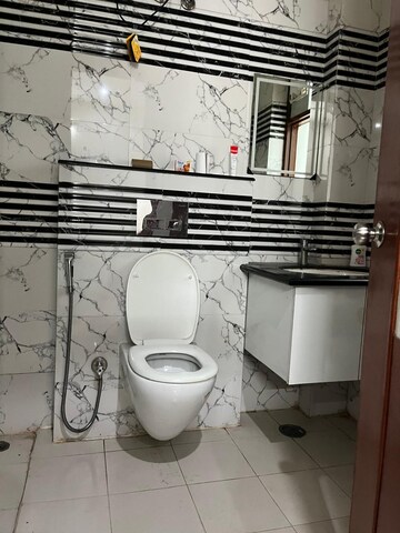 Bathroom in 3 BHK Builder Floor at Sushant Lok 3, Sector 57 – for Rent