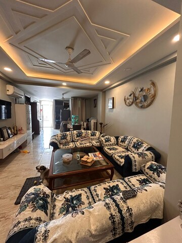 Living Room in 3 BHK Apartment at Chattarpur – for Sale
