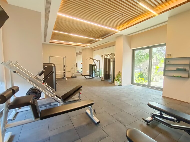 Gym, risland-sky-mansion 3 Bedroom 3284 Sq.Ft. Apartment In Chattarpur Delhi 9703675