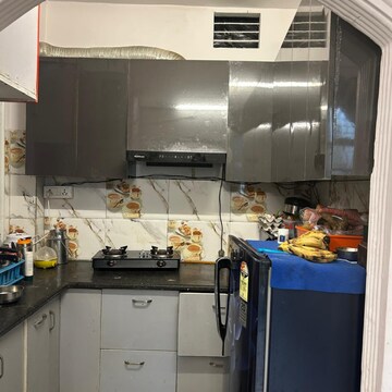 Kitchen in 3 BHK Builder Floor at Avantika Colony – for Sale