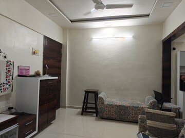 Living Room in 1 BHK Apartment at Yogi Ganga Apartment, Borivali West – for Rent