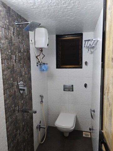 Bathroom in 1 BHK Apartment at Yogi Ganga Apartment, Borivali West – for Rent