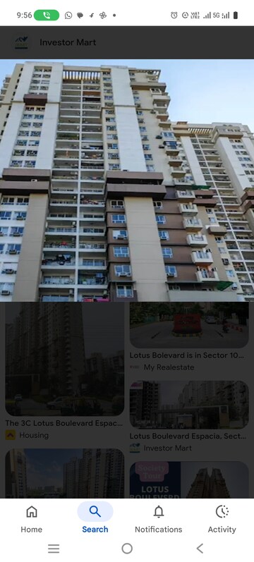 3 BHK Apartment For Rent in 3C Lotus Boulevard Espacia, Sector 100