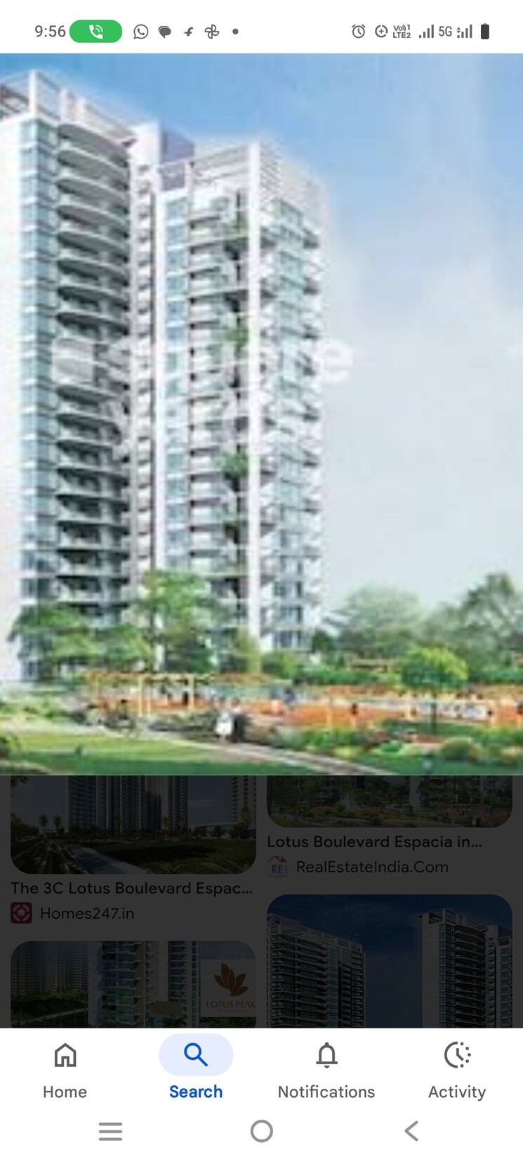 Exterior View, 3c-lotus-boulevard-espacia 3 Bedroom 2255 Sq.Ft. Apartment In Sector 100 Noida 9703697