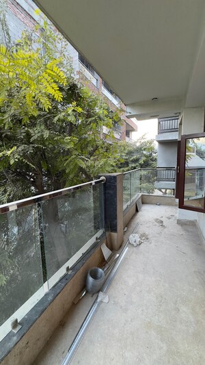 Balcony in 3 BHK Builder Floor at Chattarpur – for Rent