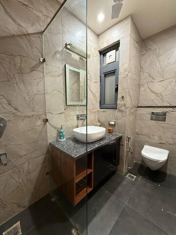 Bathroom in 3 BHK Apartment at Housing Board Colony Sector 17, Sector 17a – for Rent