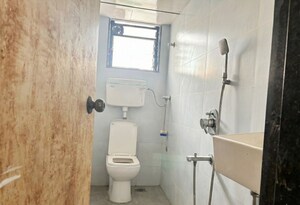 Bathroom in 2 BHK Apartment at MIG Colony, Worli – for Rent