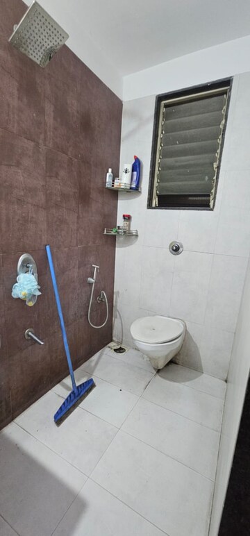 Bathroom in 2 BHK Apartment at Sector 11 Kopar Khairane – for Rent