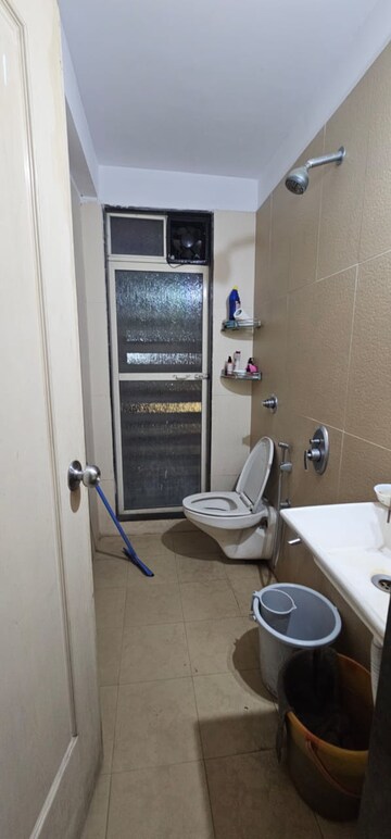 Bathroom in 2 BHK Apartment at Sector 11 Kopar Khairane – for Rent
