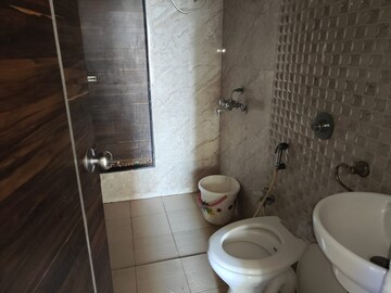 Bathroom in 2 BHK Apartment at Tulsi Aura Mumbai, Ghansoli – for Rent