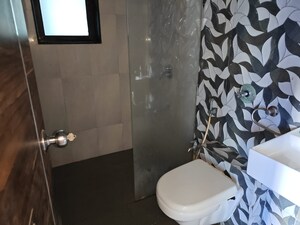 Bathroom in 2 BHK Apartment at Tulsi Aura Mumbai, Ghansoli – for Rent