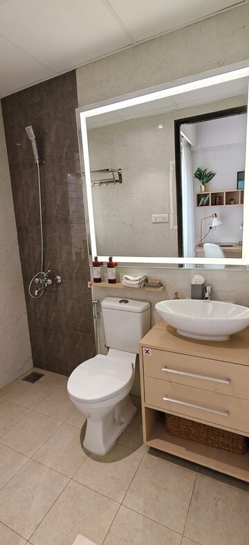 Bathroom in 1 BHK Apartment at Mahindra Happinest Kalyan, Kalyan West – for Sale