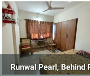 Bedroom in 2 BHK Apartment at Runwal Pearl, Manpada – for Rent