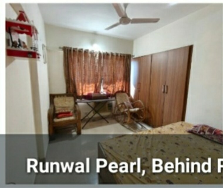 Bedroom, runwal-pearl 2 Bedroom 584 Sq.Ft. Apartment In Manpada Thane 9703882