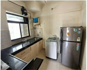 Kitchen in 2 BHK Apartment at Runwal Pearl, Manpada – for Rent