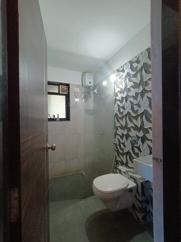Bathroom in 2 BHK Apartment at Tulsi Aura Mumbai, Ghansoli – for Rent