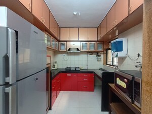 Kitchen in 3 BHK Apartment at Prajapati Park, Kopar Khairane – for Rent