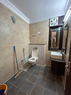 Bathroom in 3 BHK Builder Floor at Saket – for Rent