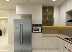 Kitchen in 3 BHK Apartment at Prestige Beverly Hills, Kokapet – for Rent