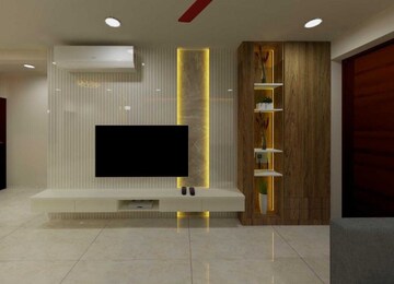 Living Room in 3 BHK Apartment at Prestige Beverly Hills, Kokapet – for Rent