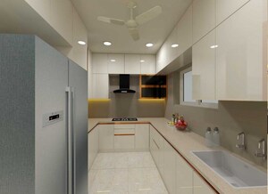 Kitchen in 3 BHK Apartment at Prestige Beverly Hills, Kokapet – for Rent