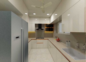 Kitchen in 3 BHK Apartment at Prestige Beverly Hills, Kokapet – for Rent