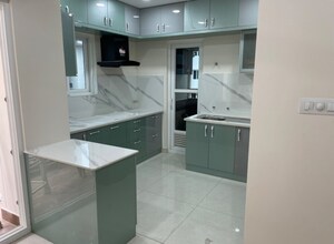Kitchen in 3 BHK Apartment at Aparna Sarovar Zenith, Nallagandla – for Rent