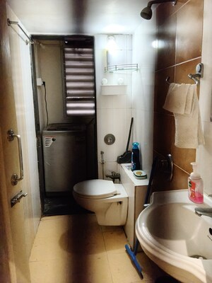 Bathroom in 2 BHK Apartment at Golden Orchid, Santacruz East – for Rent