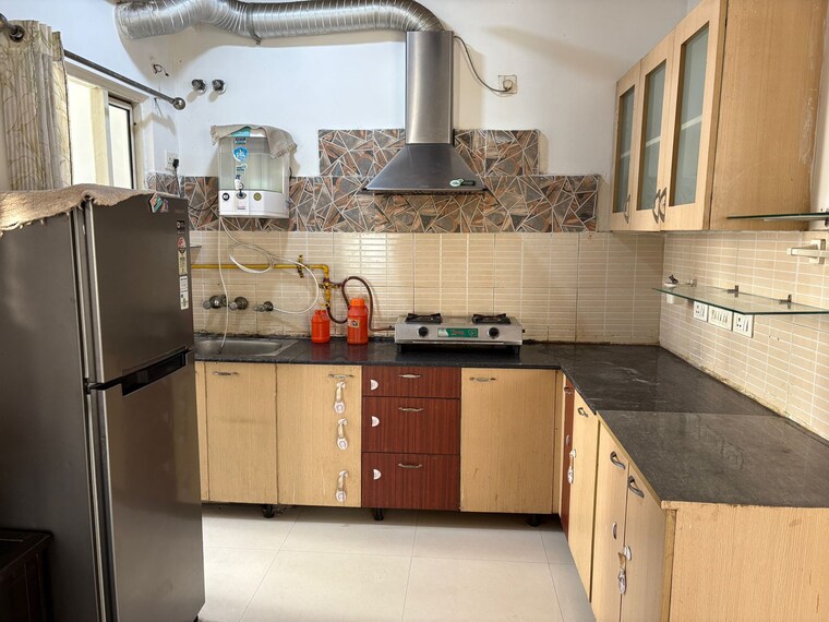 Kitchen, maxblis-white-house 2.5 Bedroom 1185 Sq.Ft. Apartment In Sector 75 Noida 9703976