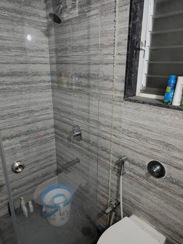 Bathroom in 2 BHK Apartment at Prasun Sarvam, Kharadi – for Rent