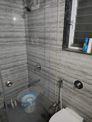 Bathroom in 1 BHK Apartment at VTP Cygnus, Kharadi – for Rent