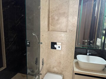 Bathroom in 3 BHK Builder Floor at Safdarjung Enclave – for Rent