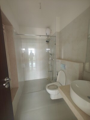 Bathroom in 3 BHK Apartment at Seawoods – for Rent