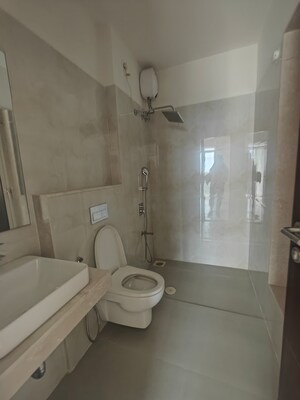 Bathroom in 3 BHK Apartment at Seawoods – for Rent